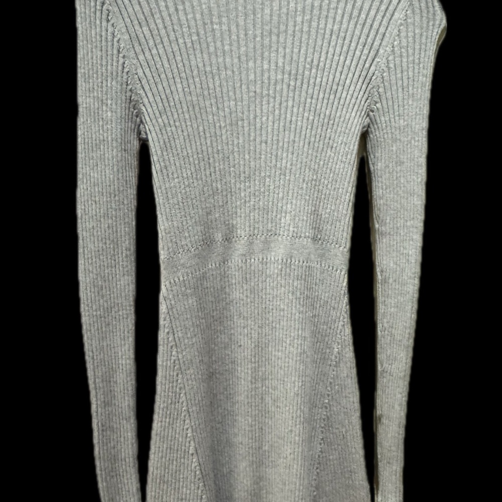 Copper Key Gray Ribbed Dress